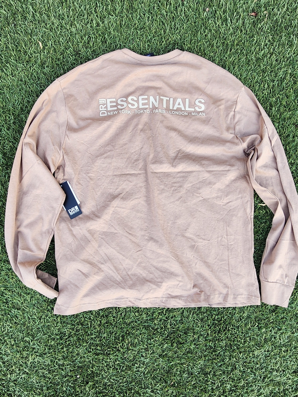 Essentials Long Sleeve Shirt in Taupe